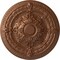 Ekena Millwork Vincent Ceiling Medallion (Fits Canopies up to 6"), Hand-Painted Polished Copper, 26"OD x 3"P CM26VIPOS - alternate 1